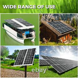 Panneau solaire monocristallin de 300W 12V pour la maison, le camping-car, la voiture et la batterie hors réseau PV
