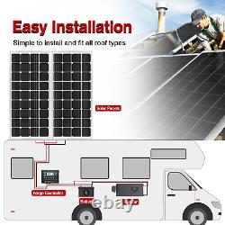 Panneau solaire monocrystallin 300W Watt 12V pour camping-car RV, batterie hors réseau et maison PV