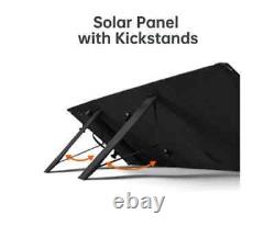 Panneau solaire portable de 120 watts pour station d'énergie, chargeur solaire pliable à 4 ports.