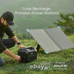 Panneau solaire portable pliable Renogy E. FLEX de 120 watts avec béquille et étui de transport