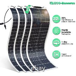 Panneau solaire souple monocristallin 100w 300w 12v Off-Grid RV Camping Home