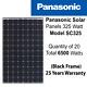 Panneaux Solaires Panasonic 325 Watt -quantité De 20 Solar City-sc325- Puissance 6,5 Kw