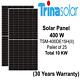 Panneaux Solaires Trina De 400 Watts -modèle Tsm-400de15h(ii)- Palette De 25- Puissance 10 Kw