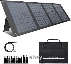 Panneaux solaires portables de 40 W pour stations d'alimentation de 100 à 300 W, sortie en courant continu de 12 à 15 V, USB 3.0