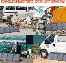 Panneaux solaires portables de 40 W pour stations d'alimentation de 100 à 300 W, sortie en courant continu de 12 à 15 V, USB 3.0