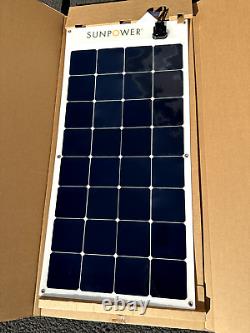 Quantité 14ea de nouveaux panneaux solaires flexibles SunPower 100 Watt 12V pour bateaux, camping-cars et vans.