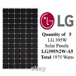 Quantité De Panneaux Solaires 5 Lg 395 Watts- Lg395n2w-a5