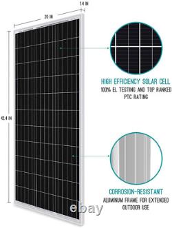 Renogy 100 Watts 12 Volts Monocrystallin Solar Starter Kit