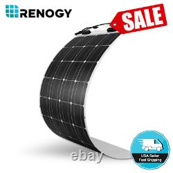 Renogy 100w Watt 12 Volt Flexible Mono Solar Panel Bateau Rv Camping