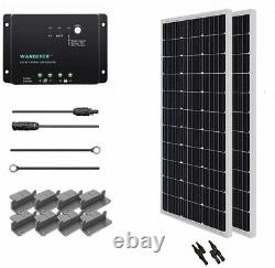 Renogy 200 Watt 12 Volt Monocrystallin Solar Starter Kit Avec Wanderer