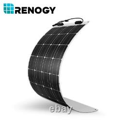 Renogy 200w Watt Solar Flexible Kit Avec Chargeur De Batterie 12v 50a Dc-dc À Bord