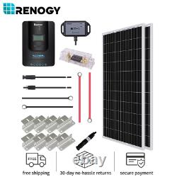 Renogy 200watt 12volt Mono Solar Panel Premium Kit Avec Contrôleur De Charge Mppt 20a
