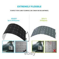 Renogy 248° Flexible 175w Watt 12 Volt Flexible Mono Solar Panel 175w Pv Puissance
