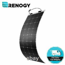 Renogy 248° Flexible 175w Watt 12v Flexible Mono Solar Panel Portable Bateau Rv