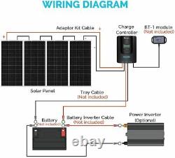Renogy 400watt 12volt Solar Panel Starter Kit Avec Contrôleur De Charge Mppt 40a