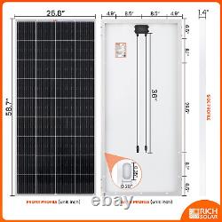 Rich Solar 200 Watt 12 Volt Cell 9bb Panneau Solaire Monocristallin À Haute Efficacité