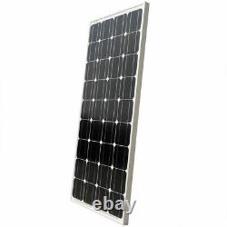 Rv 240watt Mono Solar Panels Kit + 20a Contrôleur Solaire Pour Rv Boat Caravan Accueil