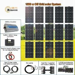 Solar Kit Off Grid Système De Contrôleur De Module Flexible Inverter 3000w Pour Bateau Nouveau