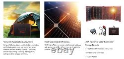 Solar Panel 300 Watt Station Portable Foldable Highest Efficiency Controller Kit