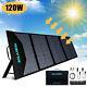 Solarera 120 Watts Panneau Solaire Chargeur De Batterie Solaire Monocristallin Pour Le Camping