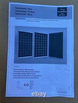 Solarworld Sunmodule Plus Sw 285 Watt Mono Black Panneaux Solaires