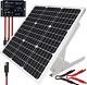 Solperk 50with12v Solar Panel Kit, Mainteneur De Chargeur De Batterie Solaire + Wate