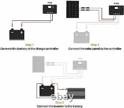 Sonali Solar Sleek 100 Watts 12 Volts Kit Monocristallin Avec 10a Pwm LCD Charge C