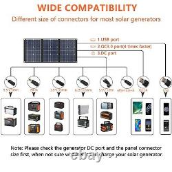 Tishi Hery 50w 12v Pliable Solar Panel Valise 50 Watt Off Grid Rv Boat Usb