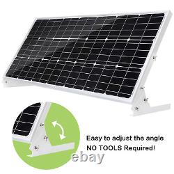 Topsolar 100w 12v Solar Panel Kit Chargeur De Batterie 100 Watt 12 Volt Hors Grid Syst