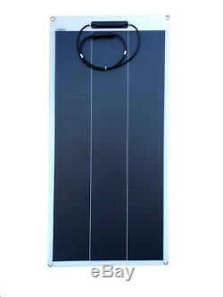 • Voir 100 Watt 12v Flexible Monocristallins Panneau Solaire Chargeur De Batterie