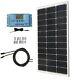 Windynation 100 Watt Monoclastic Solar Panel Kit Pour Rv Boat Off-grid